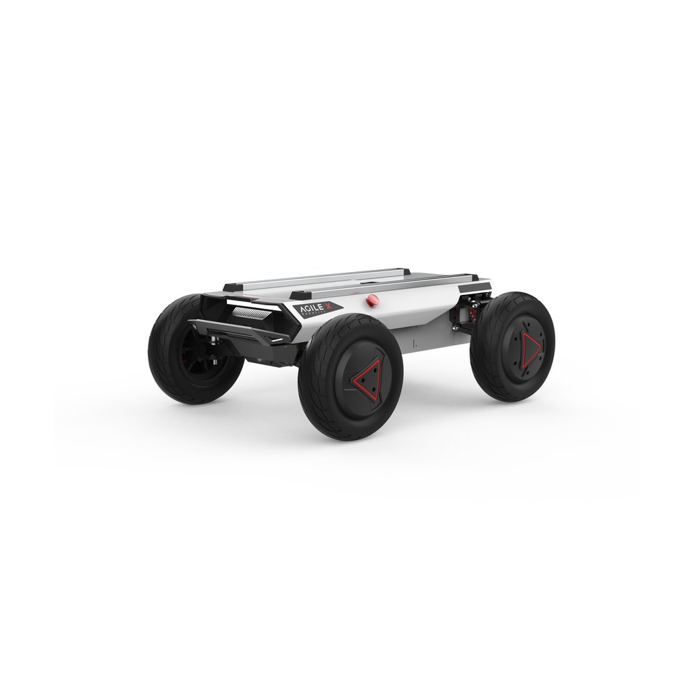 AgileX Hunter SE, ein UGV-Fahrgestell mit autoähnlicher Ackermann-Lenkung