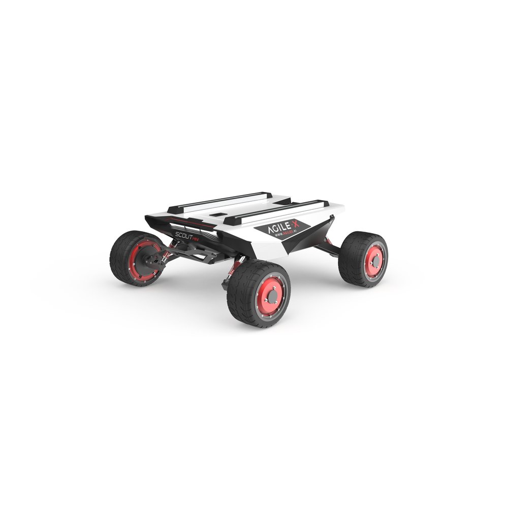 AgileX Scout Mini, ein Skid-Steer-4WD-UGV-Fahrgestell