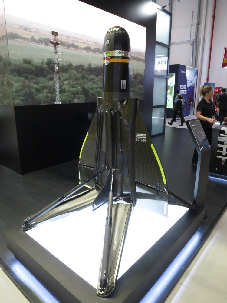 Anduril's Roadrunner interceptor on display at IDEX 2025