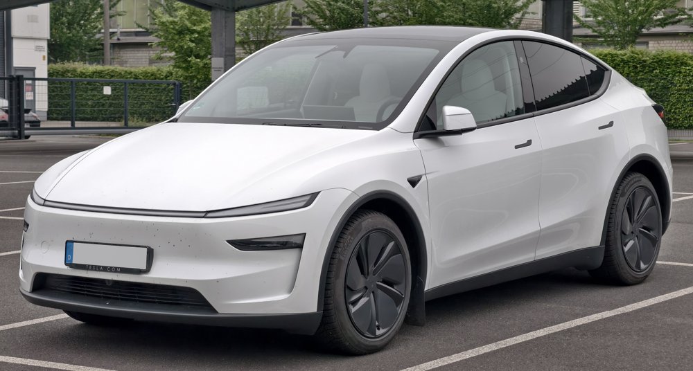 A Tesla Model Y crossover
